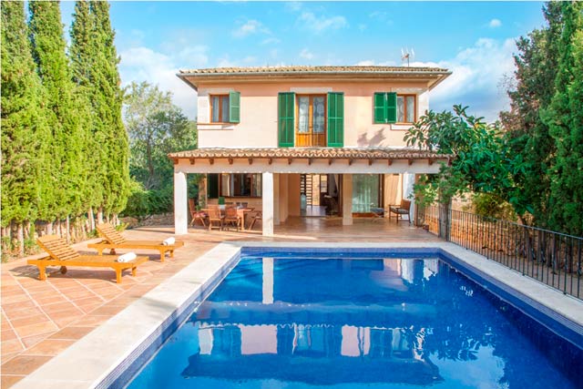 Chalet con piscina en Santa Eugenia