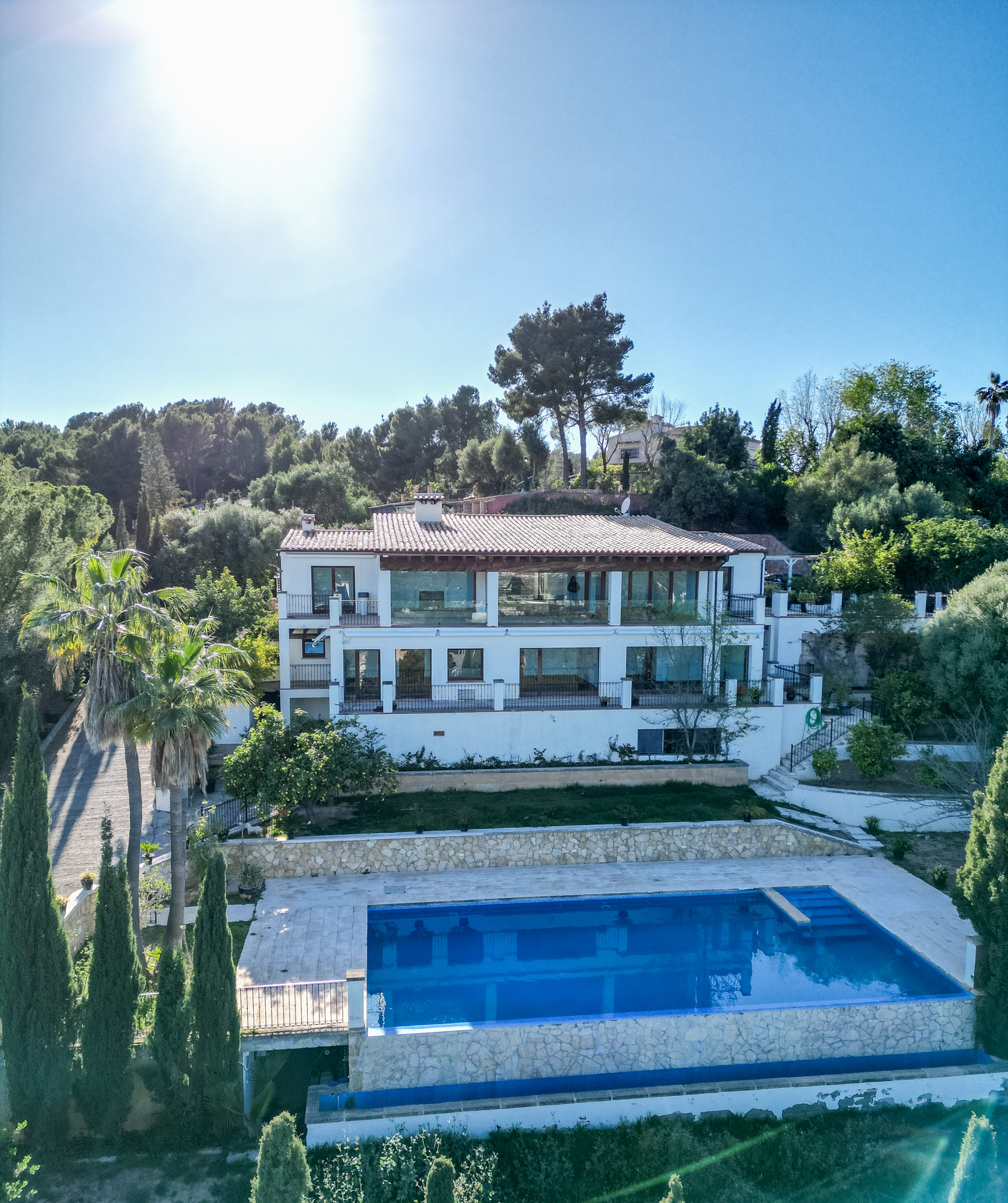 Large villa with spectacular views of the Esporles 