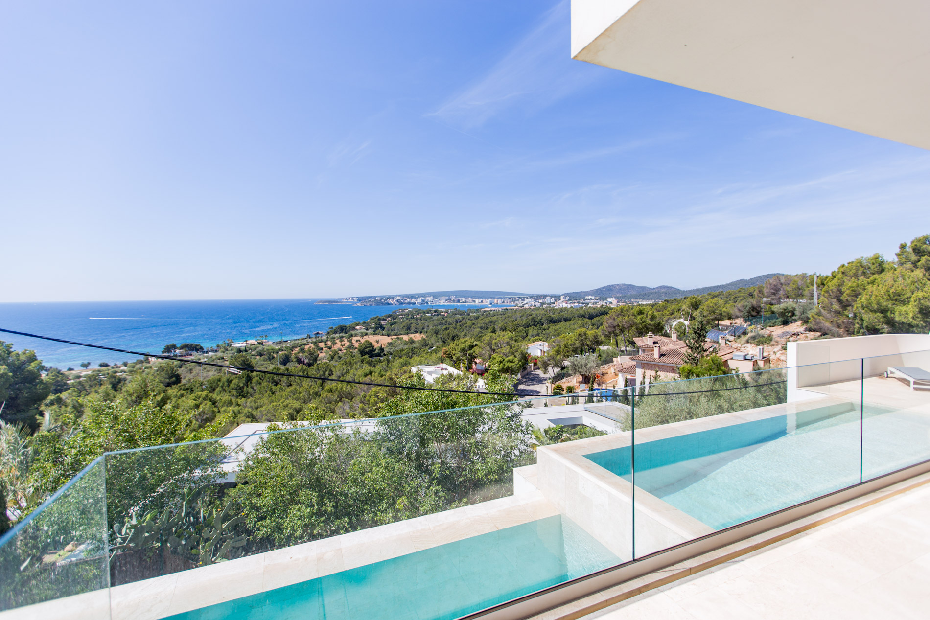 Villa reformada con vistas espectaculares en Costa d'en Blanes