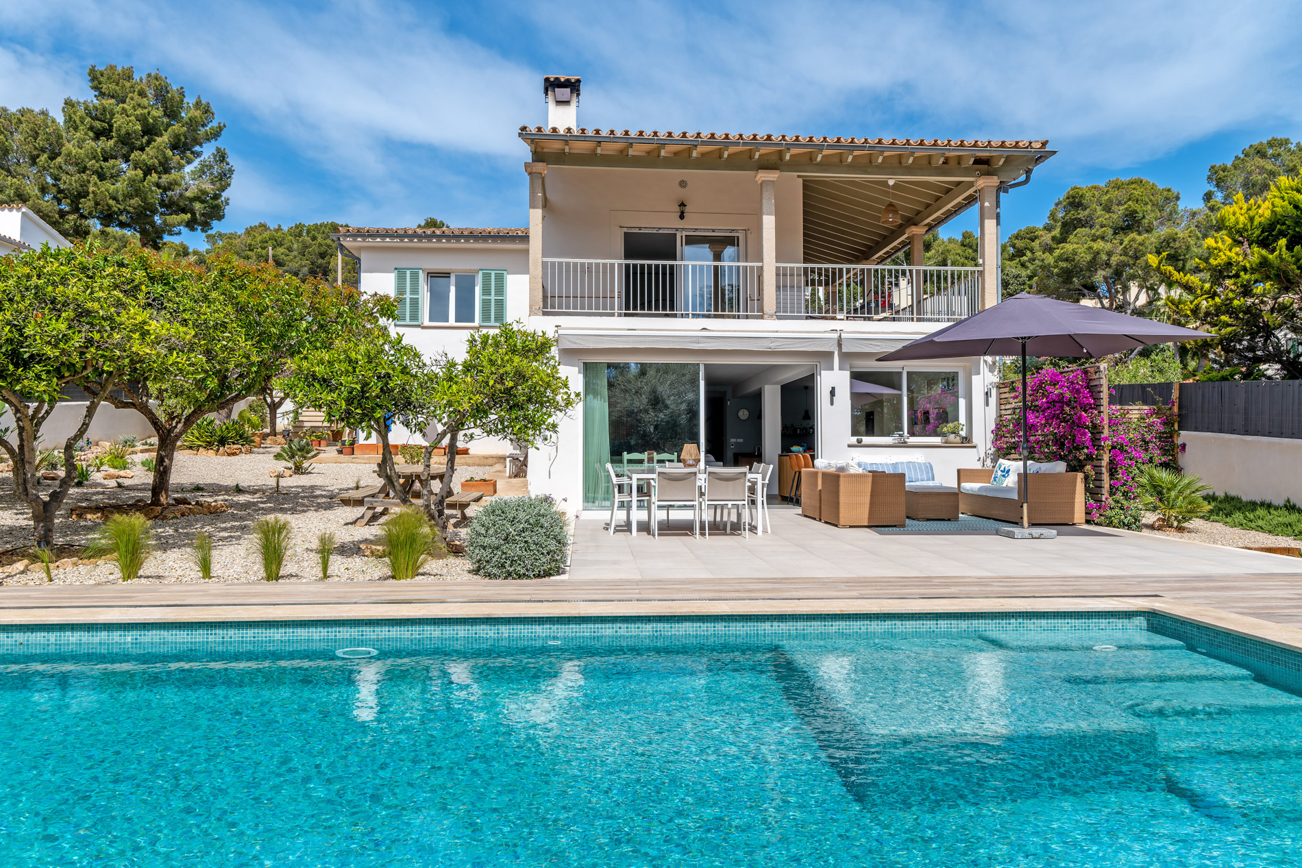 Amplia villa familiar moderna en Santa Ponsa, Mallorca.