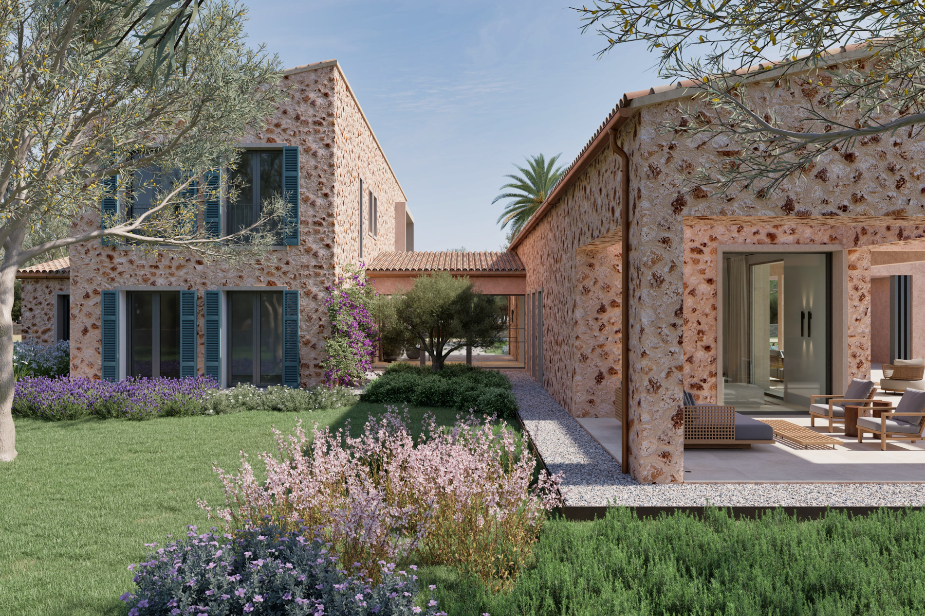 Encantadora finca de nueva construcción en Santanyi