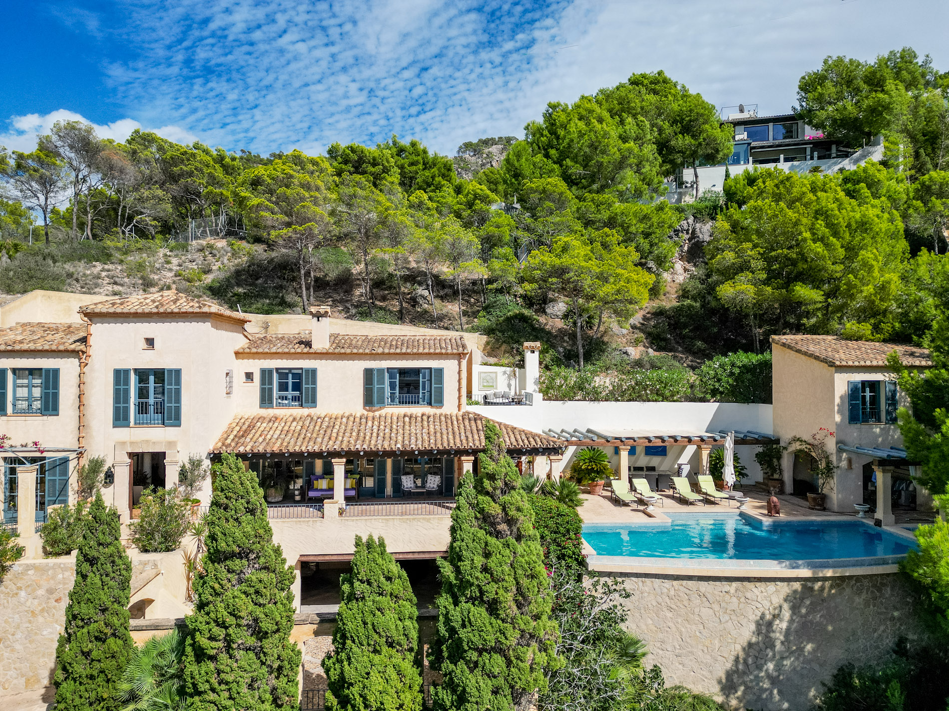 Espectacular villa mediterránea en Cala Llamp, Puerto Andratx