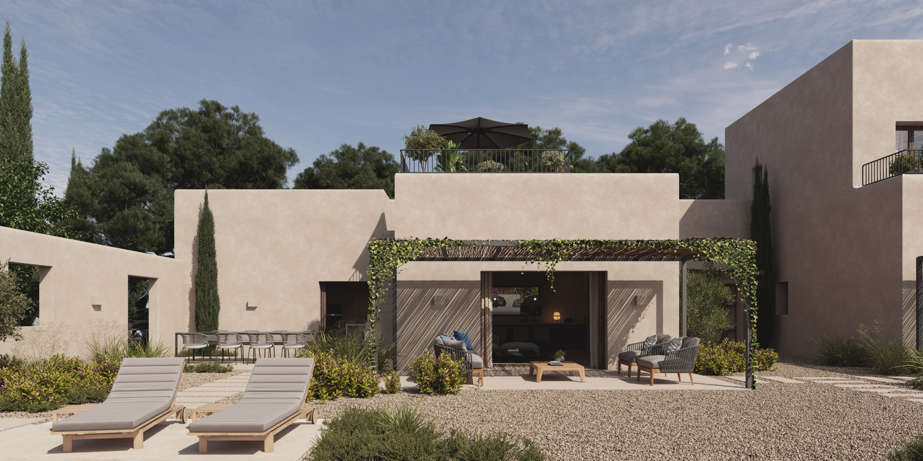 Vivienda unifamiliar con piscina en una gran parcela en Ses Salines