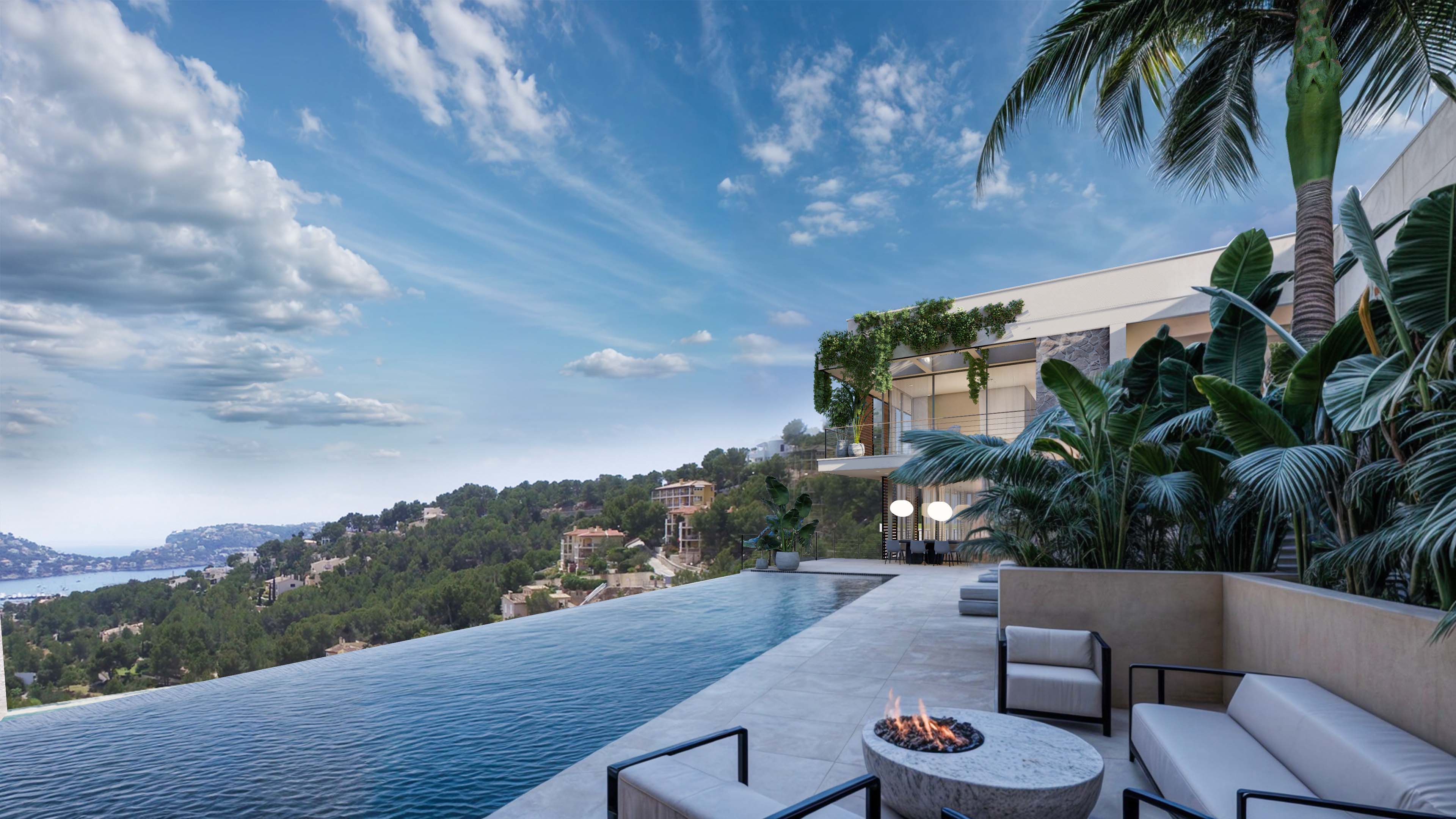 Parcela única con licencia de obra en Puerto Andratx