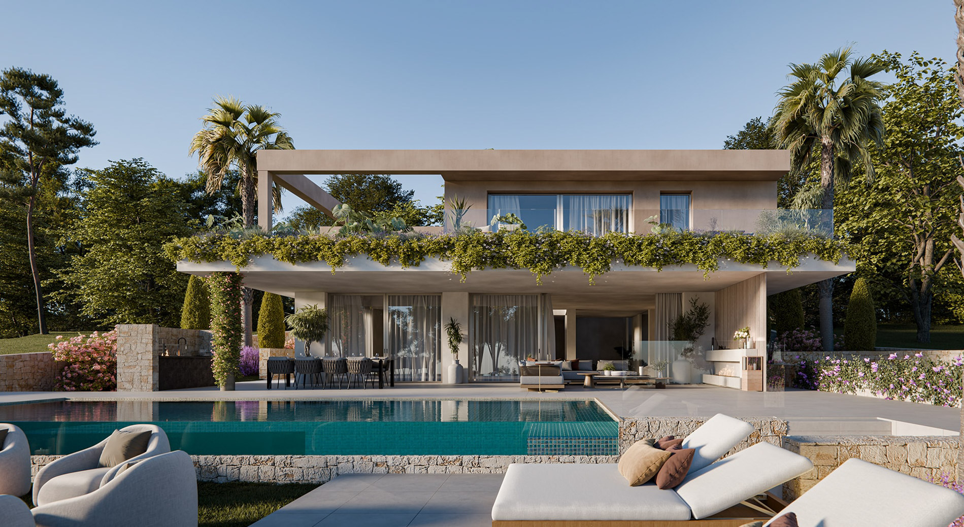 Arquitectura contemporánea con alma mediterránea en Santa Ponsa