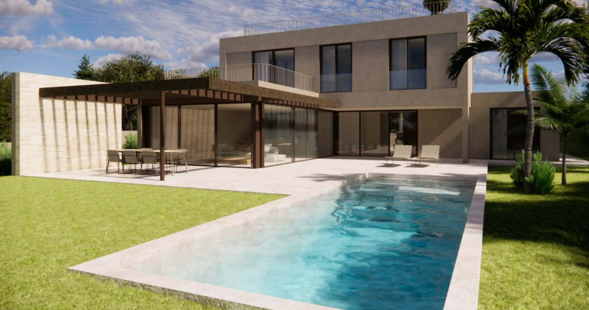 Vida moderna rodeada de naturaleza en Sa Torre